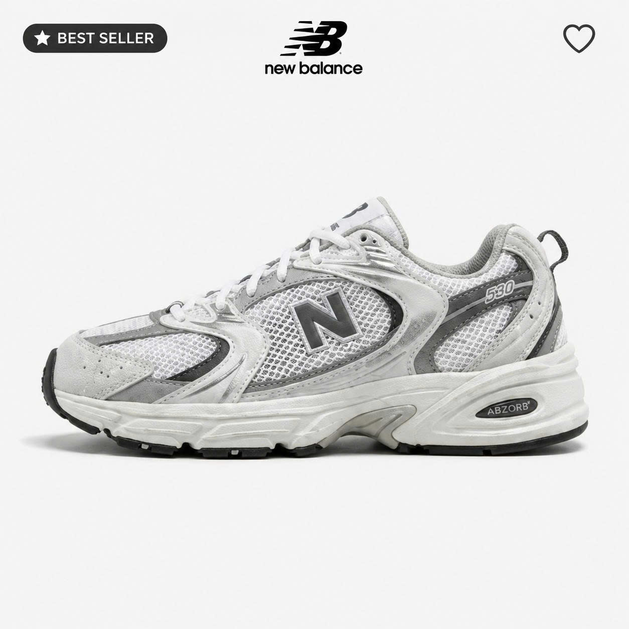 New Balance 530 Silver/Grey